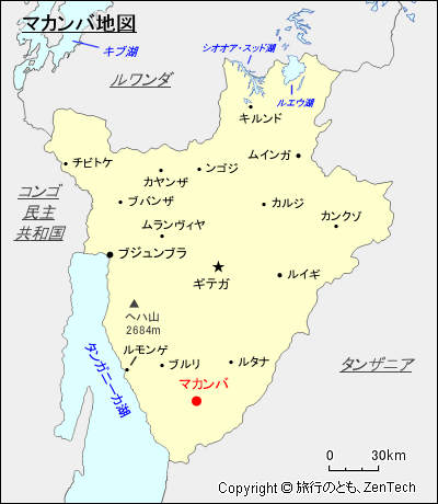 マカンバ地図