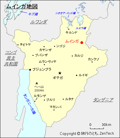 ムインガ地図