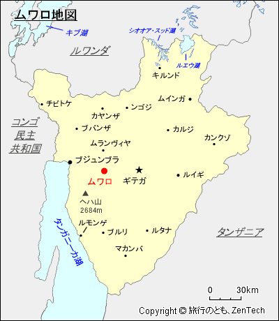 ムワロ地図