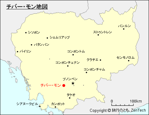 チバー・モン地図