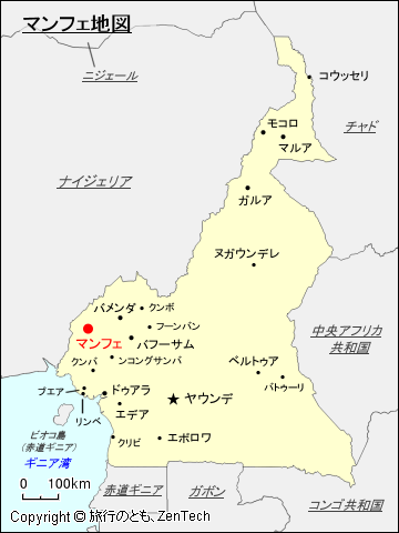 マンフェ地図