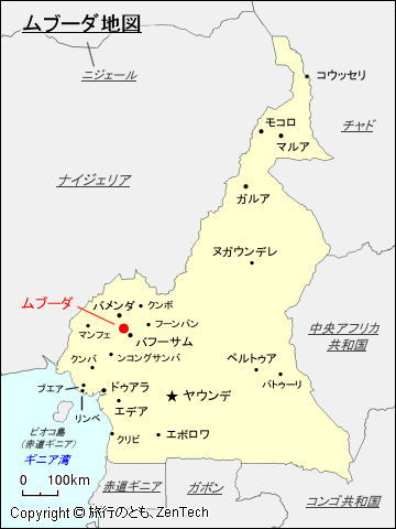 ムブーダ地図