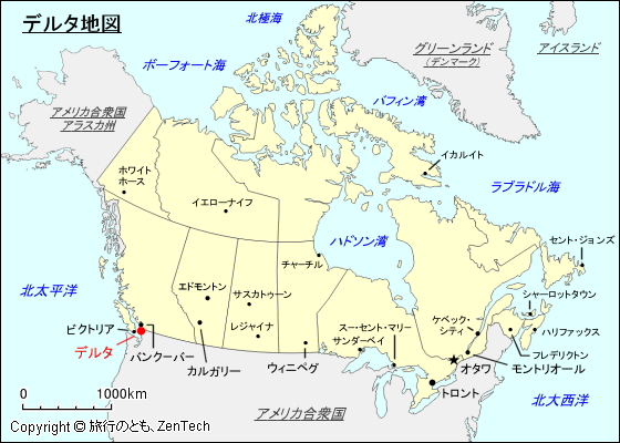 デルタ地図