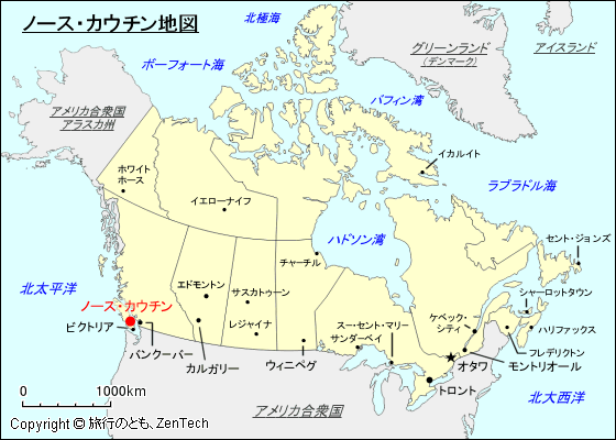 ノース・カウチン地図