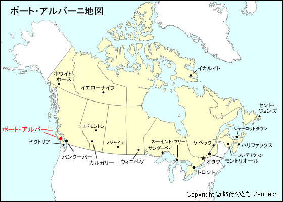 ポート・アルバーニ地図