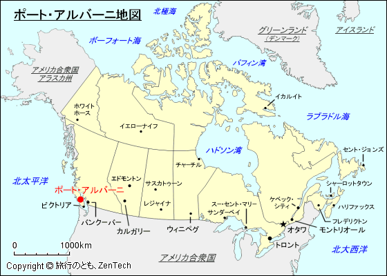 ポート・アルバーニ地図