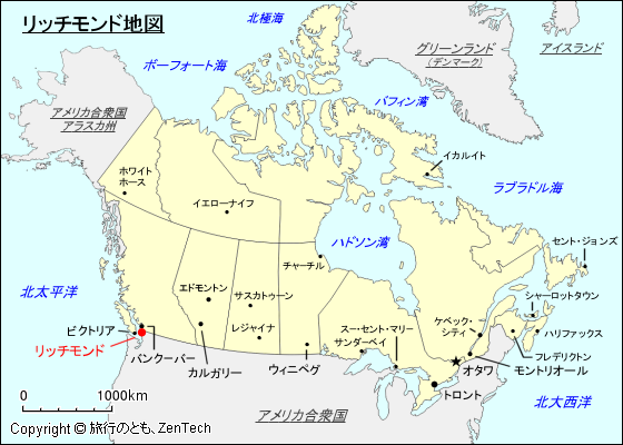 リッチモンド地図