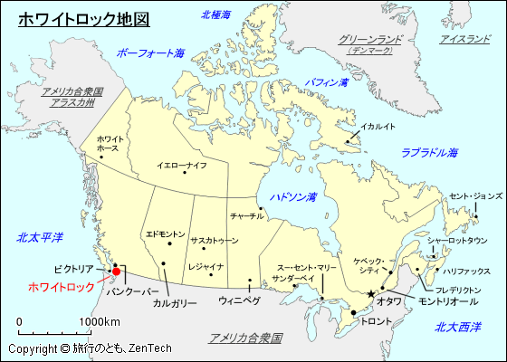 ホワイトロック地図