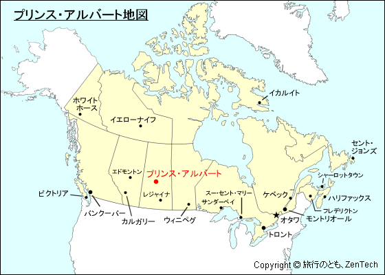 プリンス・アルバート地図