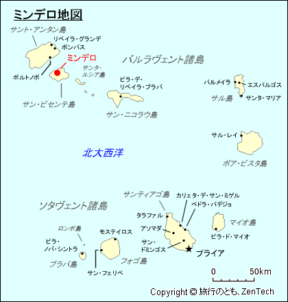 ミンデロ地図