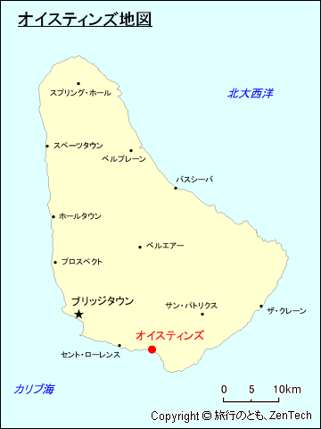 オイスティンズ地図