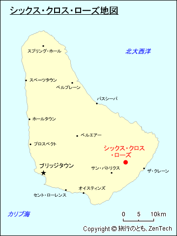 シックス・クロス・ローズ地図