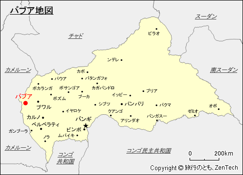 バブア地図