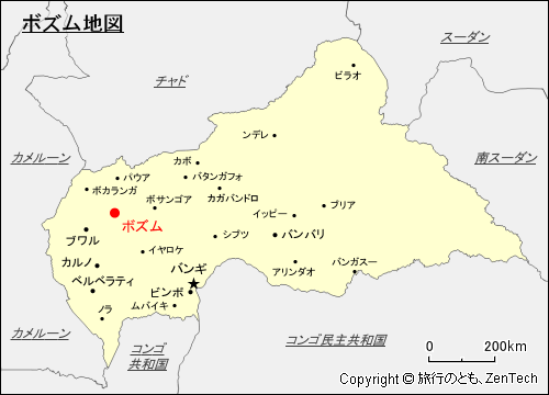 ボズム地図