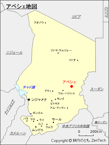 アベシェ地図