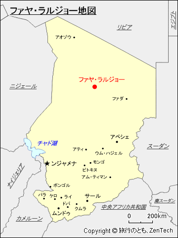 ファヤ・ラルジョー地図