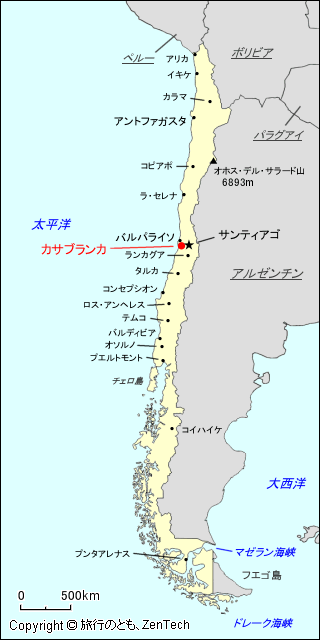 カサブランカ地図