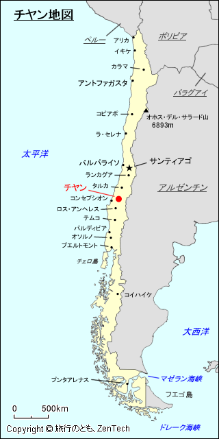 チヤン地図