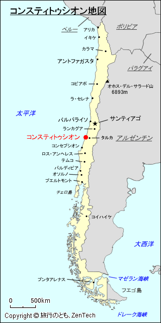 コンスティトゥシオン地図