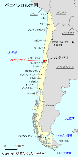 ペニャフロル地図