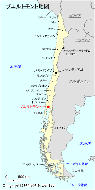 プエルトモント地図