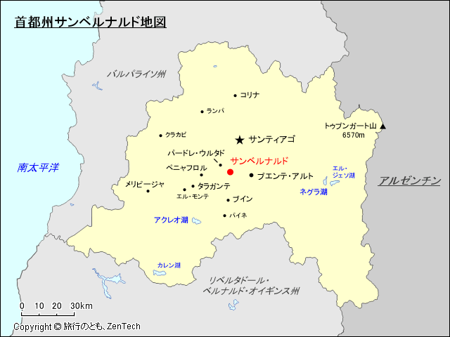 首都州サンベルナルド地図