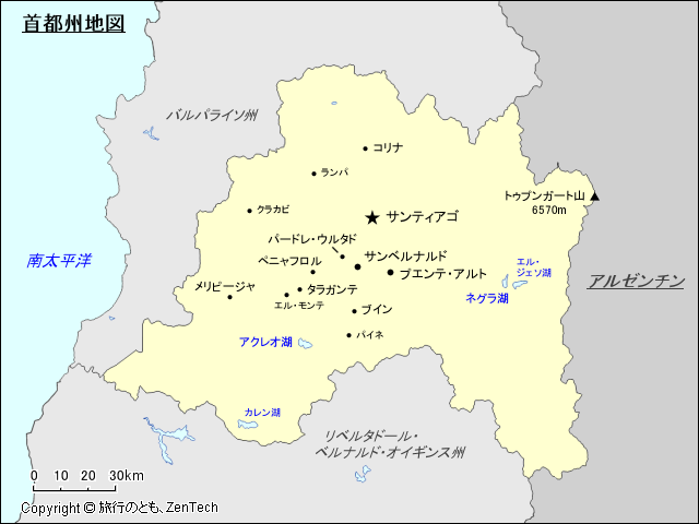 首都州地図