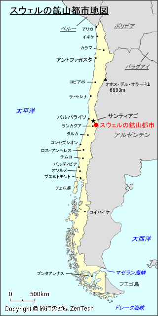 スウェルの鉱山都市地図