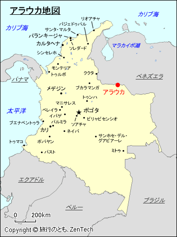 アラウカ地図