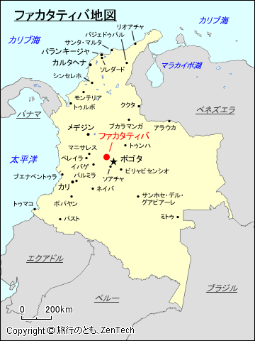 ファカタティバ地図