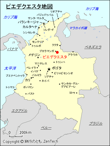 ピエデクエスタ地図