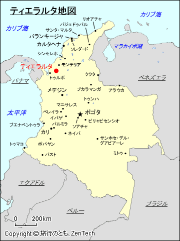 ティエラルタ地図