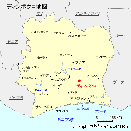 ディンボクロ地図