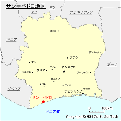 サン＝ペドロ地図