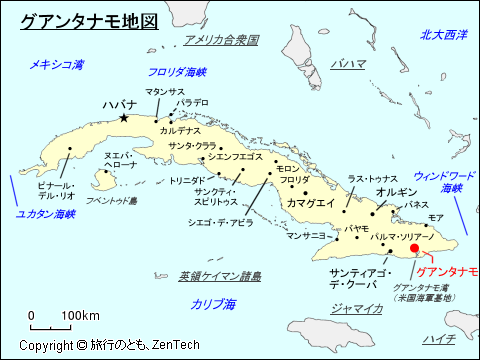 グアンタナモ地図