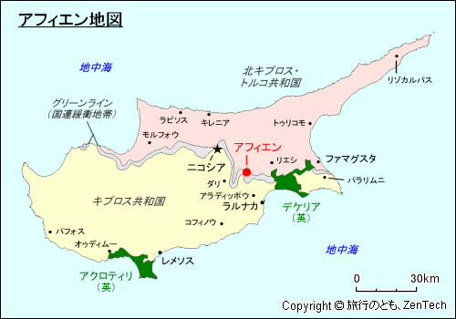 アフィエン地図