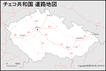 チェコ道路地図