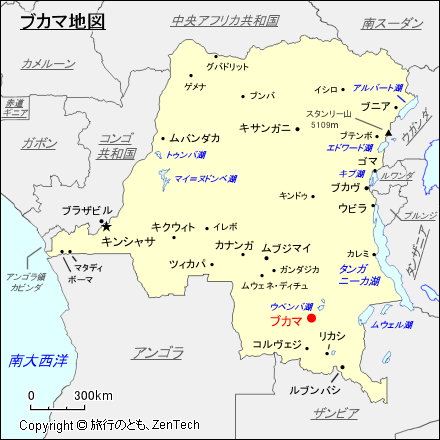 ブカマ地図