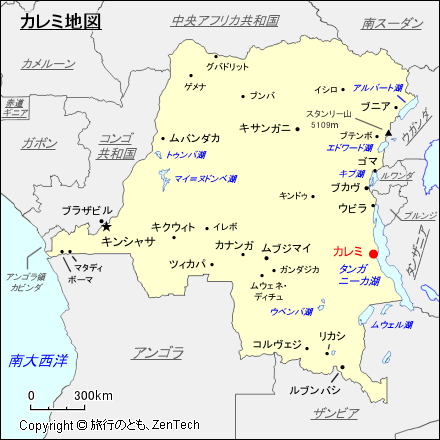 カレミ地図