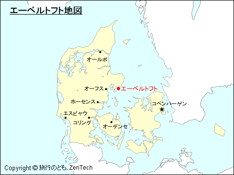 エーベルトフト地図