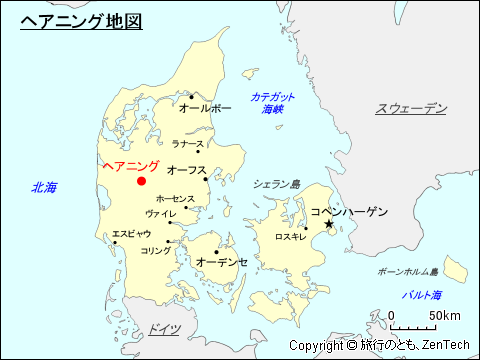 ヘアニング地図