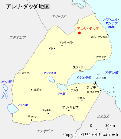 アレリ・ダッダ地図