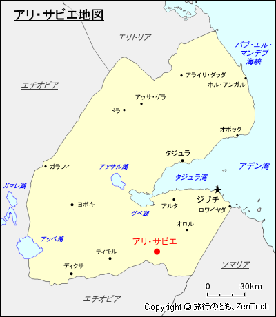 アリ・サビエ地図