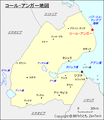 コール・アンガー地図