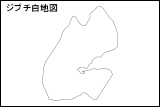 ジブチ白地図