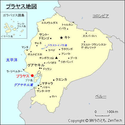 プラヤス地図