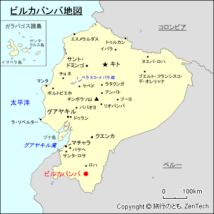 ビルカバンバ地図