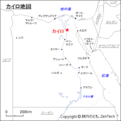 カイロ地図