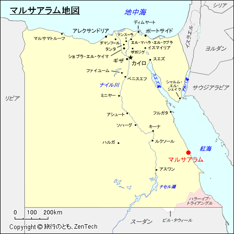 マルサアラム地図