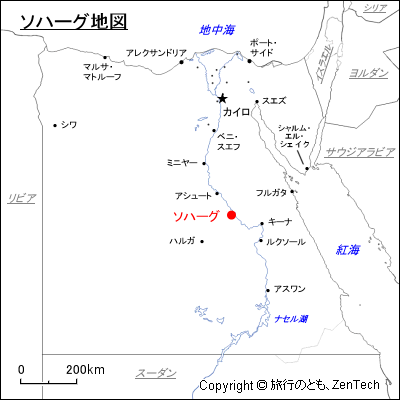 ソハーグ地図